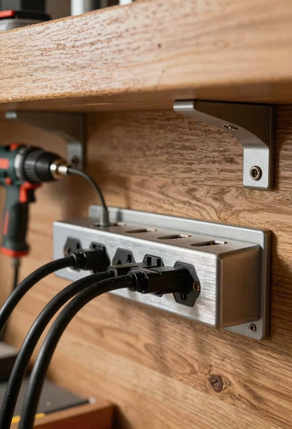 centralized power organized mounts