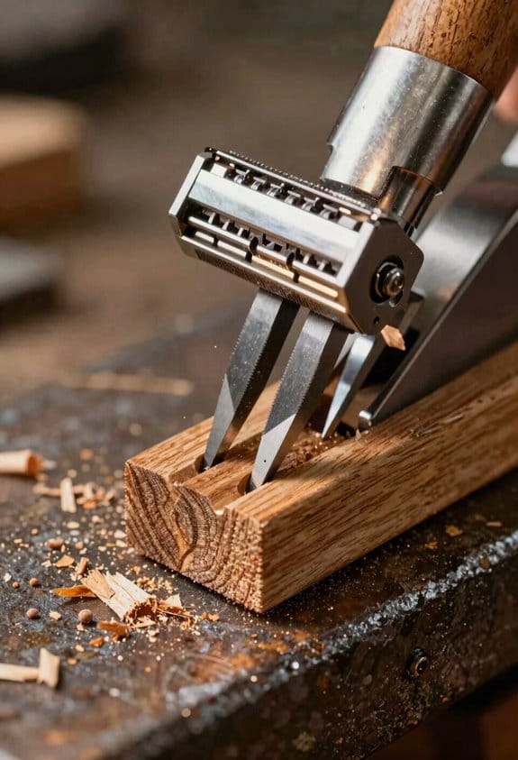 match feed to knives and width