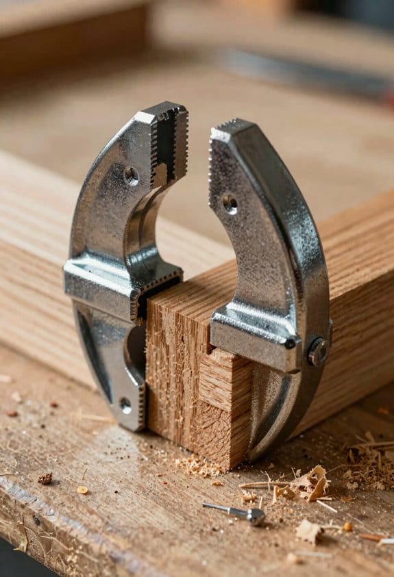 portable low profile quick release clamps