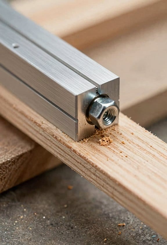 precise crosscut sled components andalignment