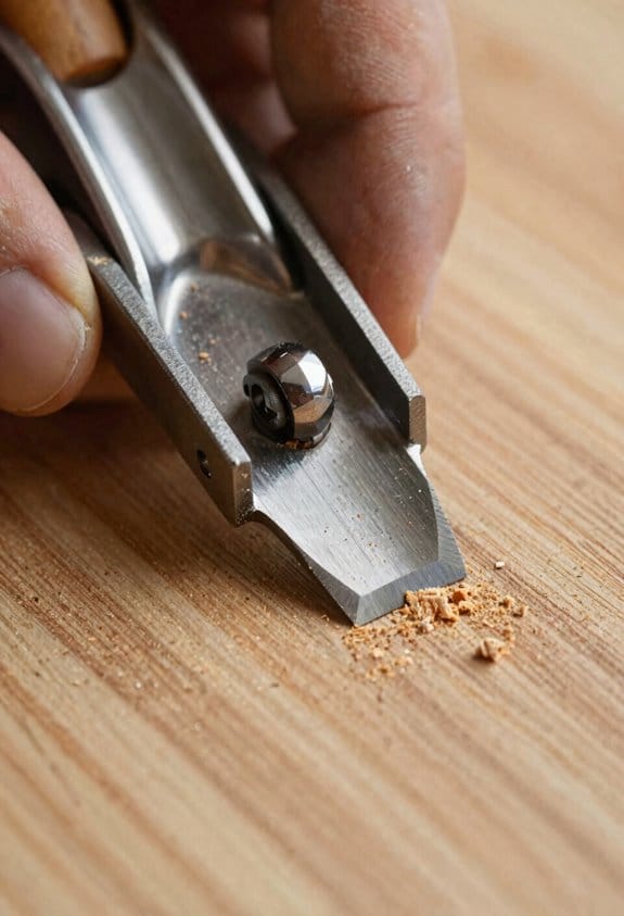 precision setup minimizes material loss