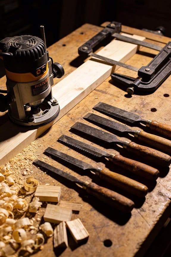secure clamping improves safer chiseling