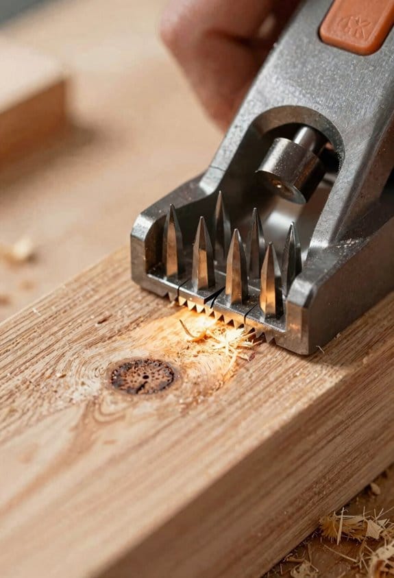 slow feeds prevent tearout