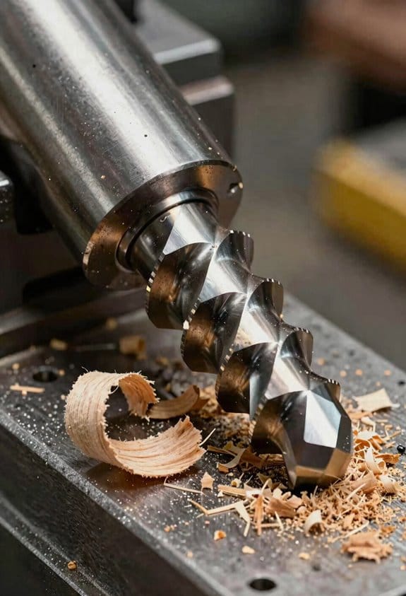 spiral carbide inserts reduce tear out