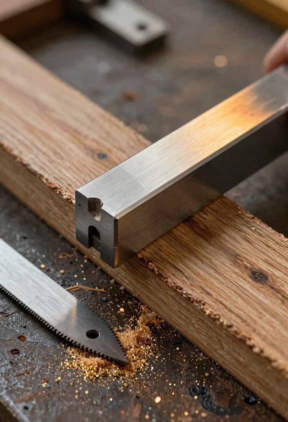 square fence and blade