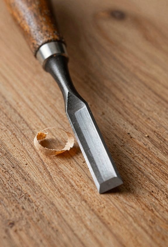 thicker bench chisels withstand strikes